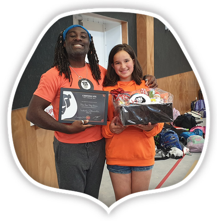 Photo of an Intern who has finished her time with Pride Lands childcare Wellington