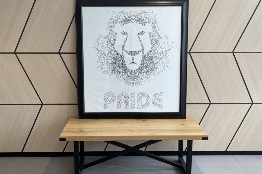 Pride Lands "Tangled" artwork supporting children in need