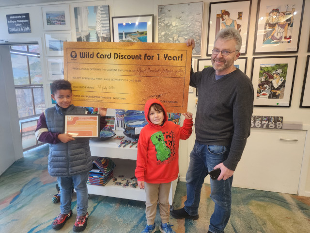 Pride Lands kids on a Social Development visit to an art gallery