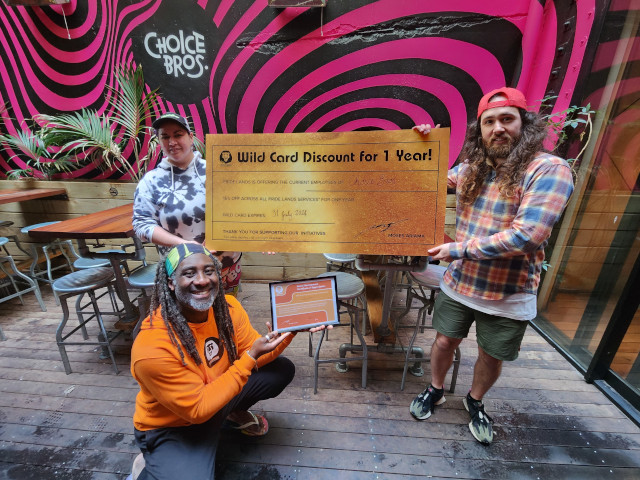 Pride Lands kids on a Social Development visit to a café/restaurant