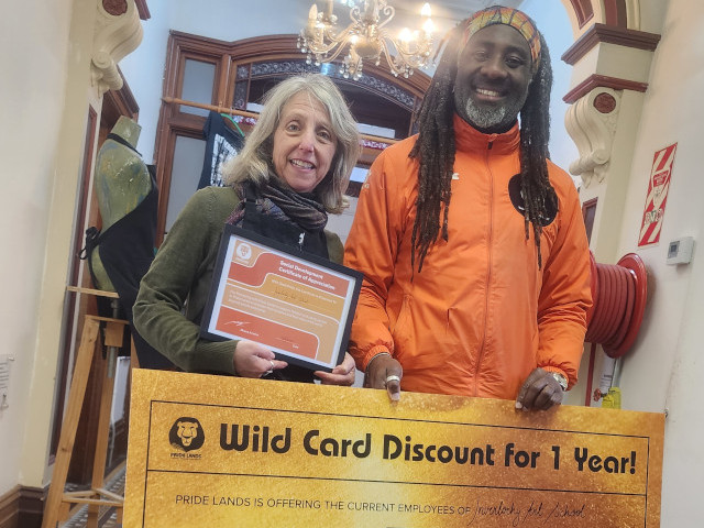 Pride Lands kids on a Social Development visit to an art school