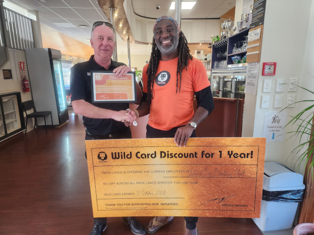 Pride Lands kids on a Social Development visit to a bowling club