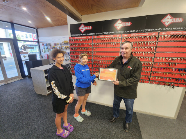 Pride Lands kids on a Social Development visit to a locksmith