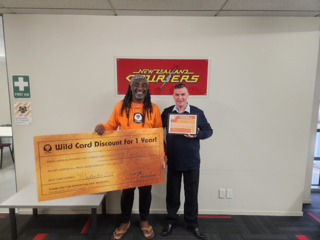 Pride Lands kids on a Social Development visit to a courier company