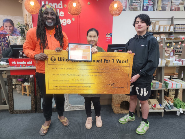 Pride Lands kids on a Social Development visit to an Trade Aid Wellington