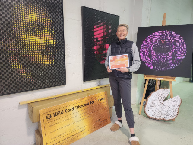 Pride Lands kids on a Social Development visit to an yoga/art gallery